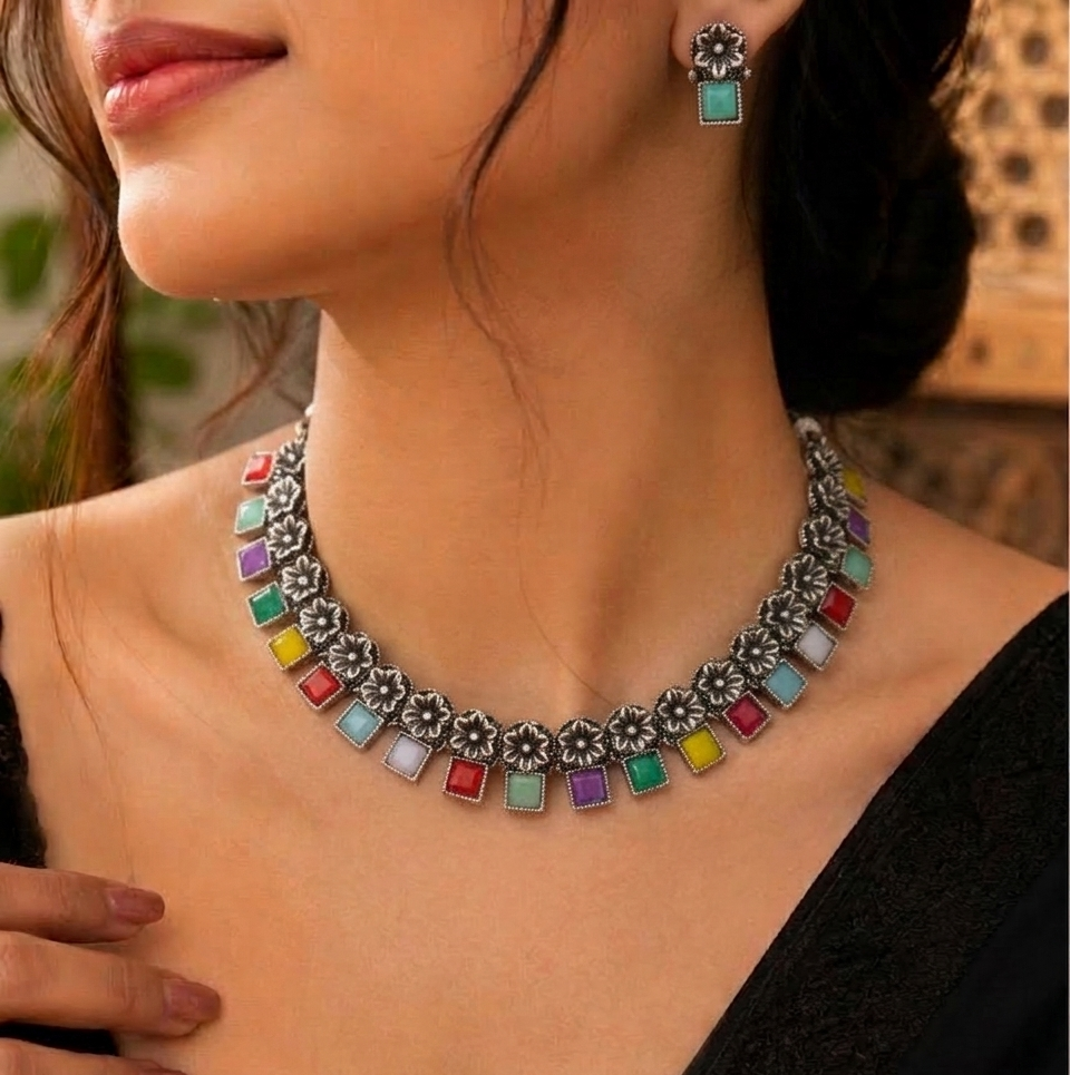 colourful floral set
