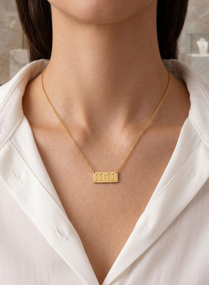 the horizon 11:11 necklace