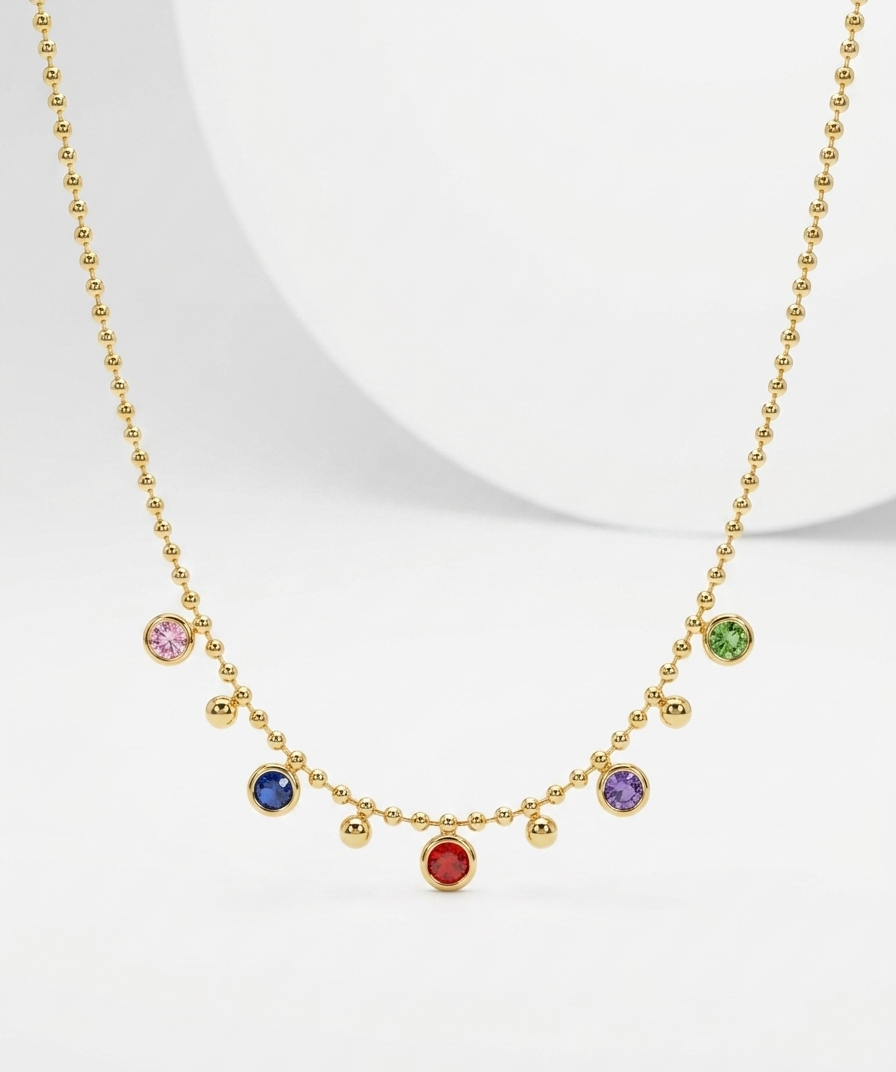 the rainbow drop choker