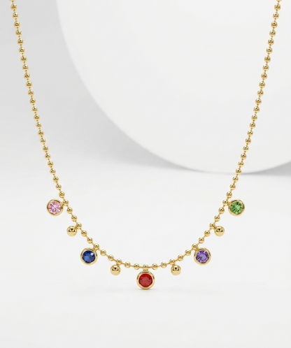 the rainbow drop choker
