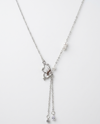 Serene Butterfly Y-Necklace