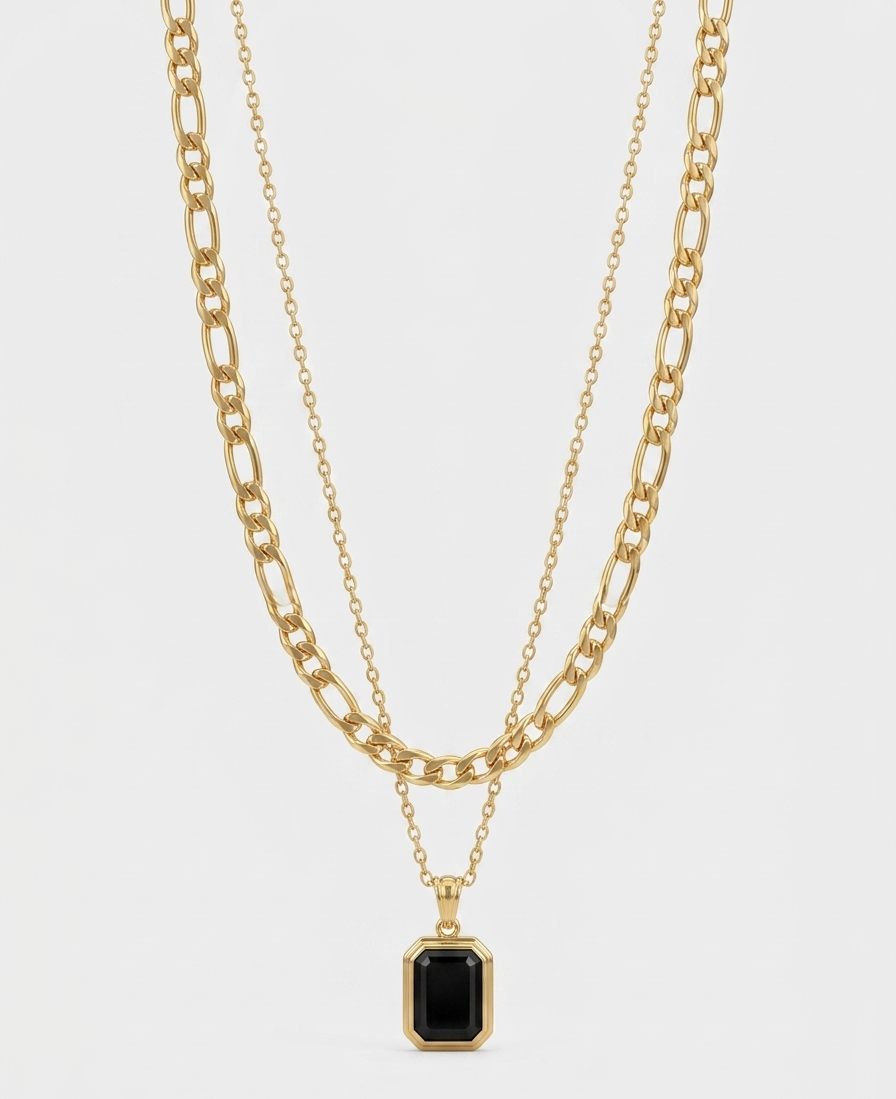 midnight charm necklace