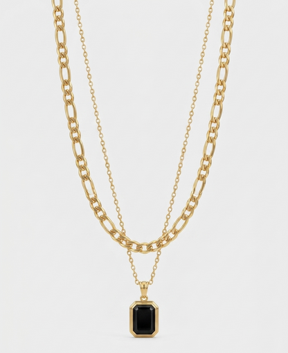 midnight charm necklace