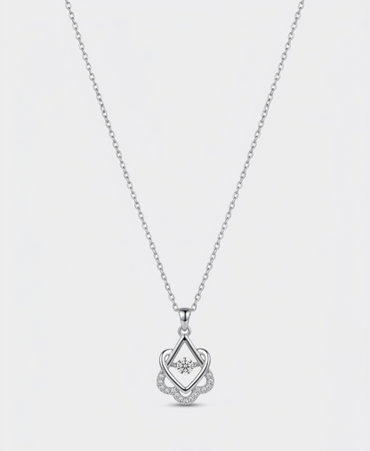 the crystal petal pendant