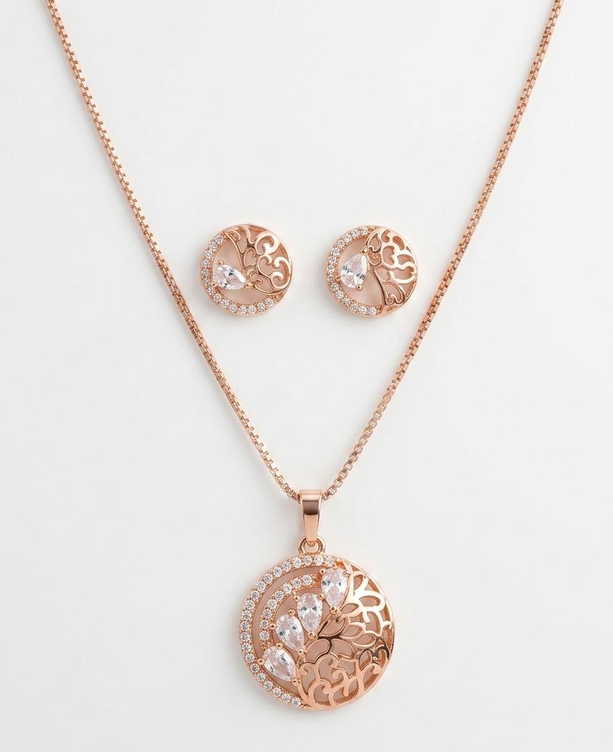 teardrop filigree set