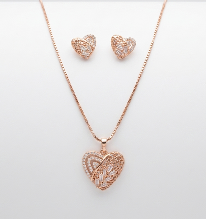 blush radiance heart set