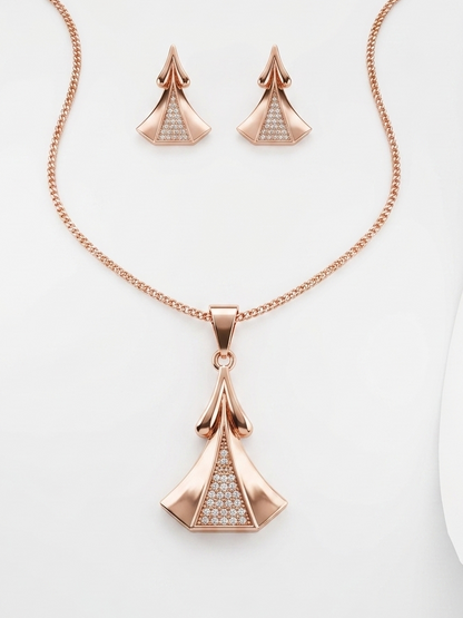 rose gold fan fare set