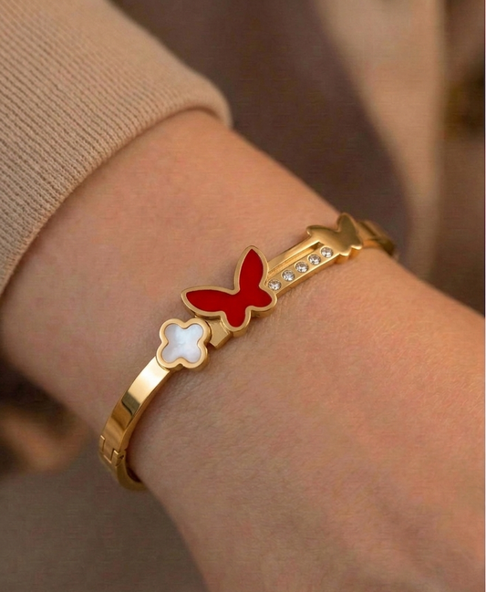 Clover & Butterfly Bracelet
