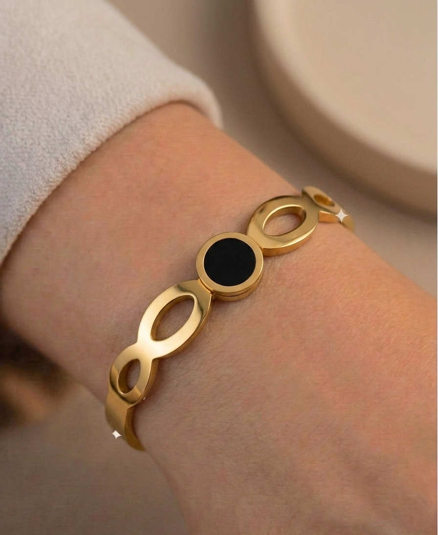 solitaire link bracelet