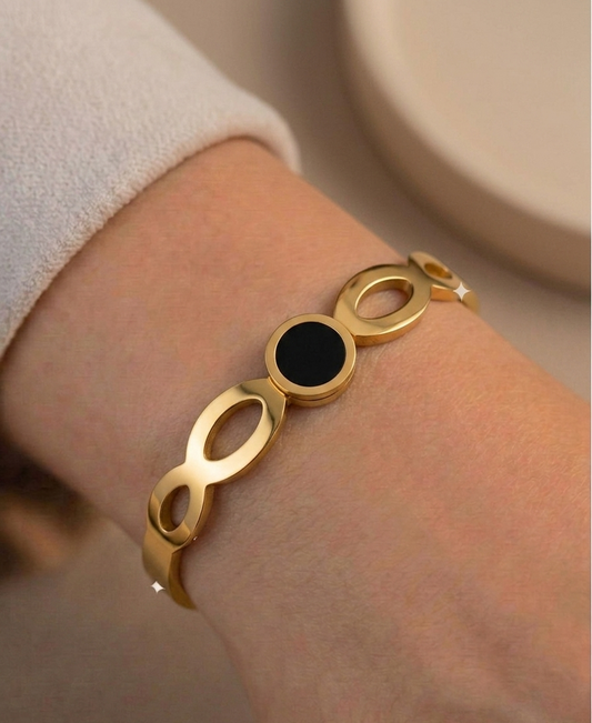 solitaire link bracelet