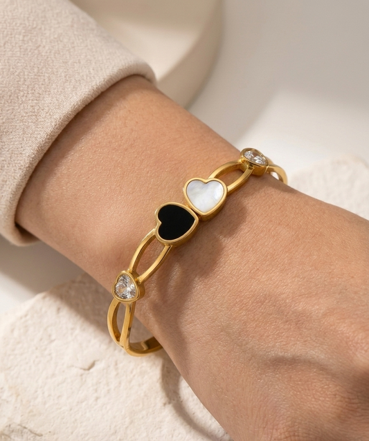 Trinity Heart Bracelet