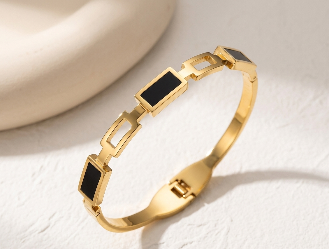 Rectangle Link Bracelet