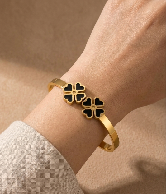 twin flower bracelet