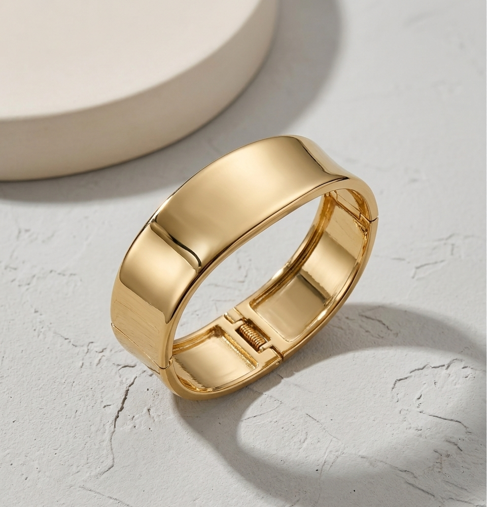 smooth classic cuff bracelet