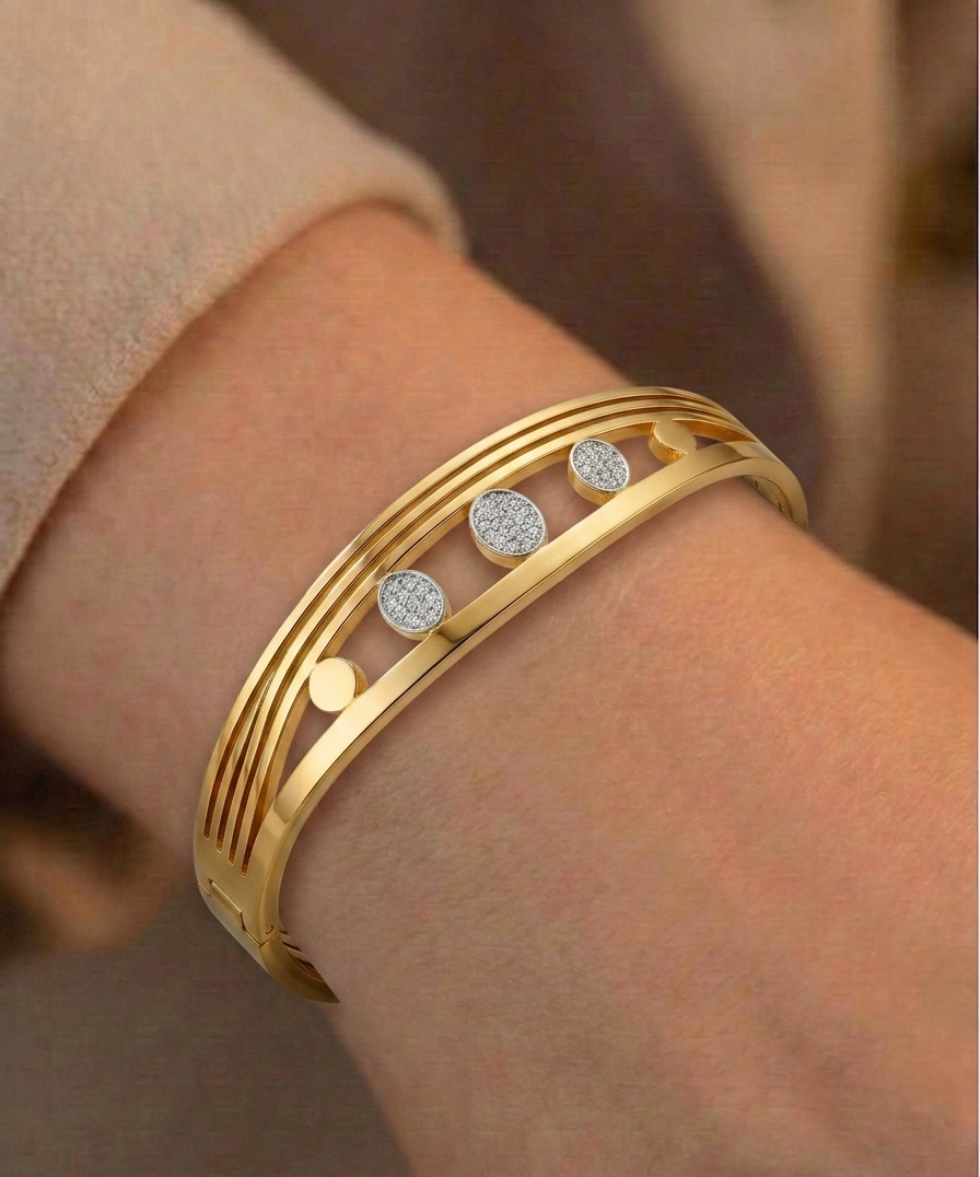 linear charm bracelet