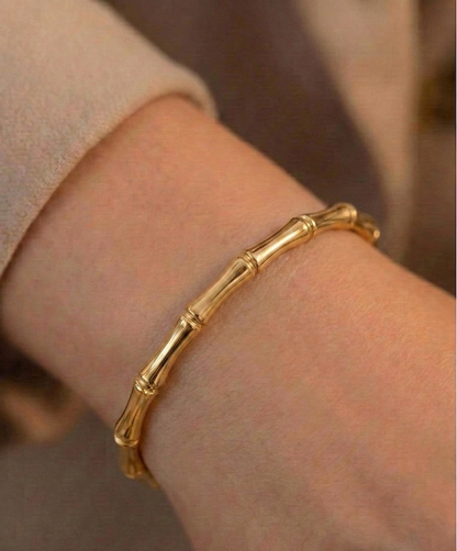 Baby size Bamboo Gold Bracelet