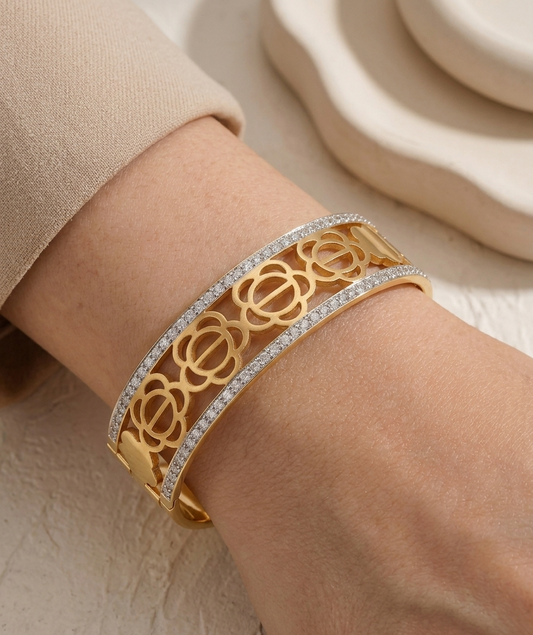 Gilded Bloom Bracelet