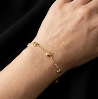Classic Heart Chain Bracelet