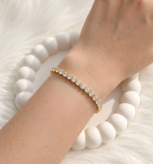 small aura tennis bracelet