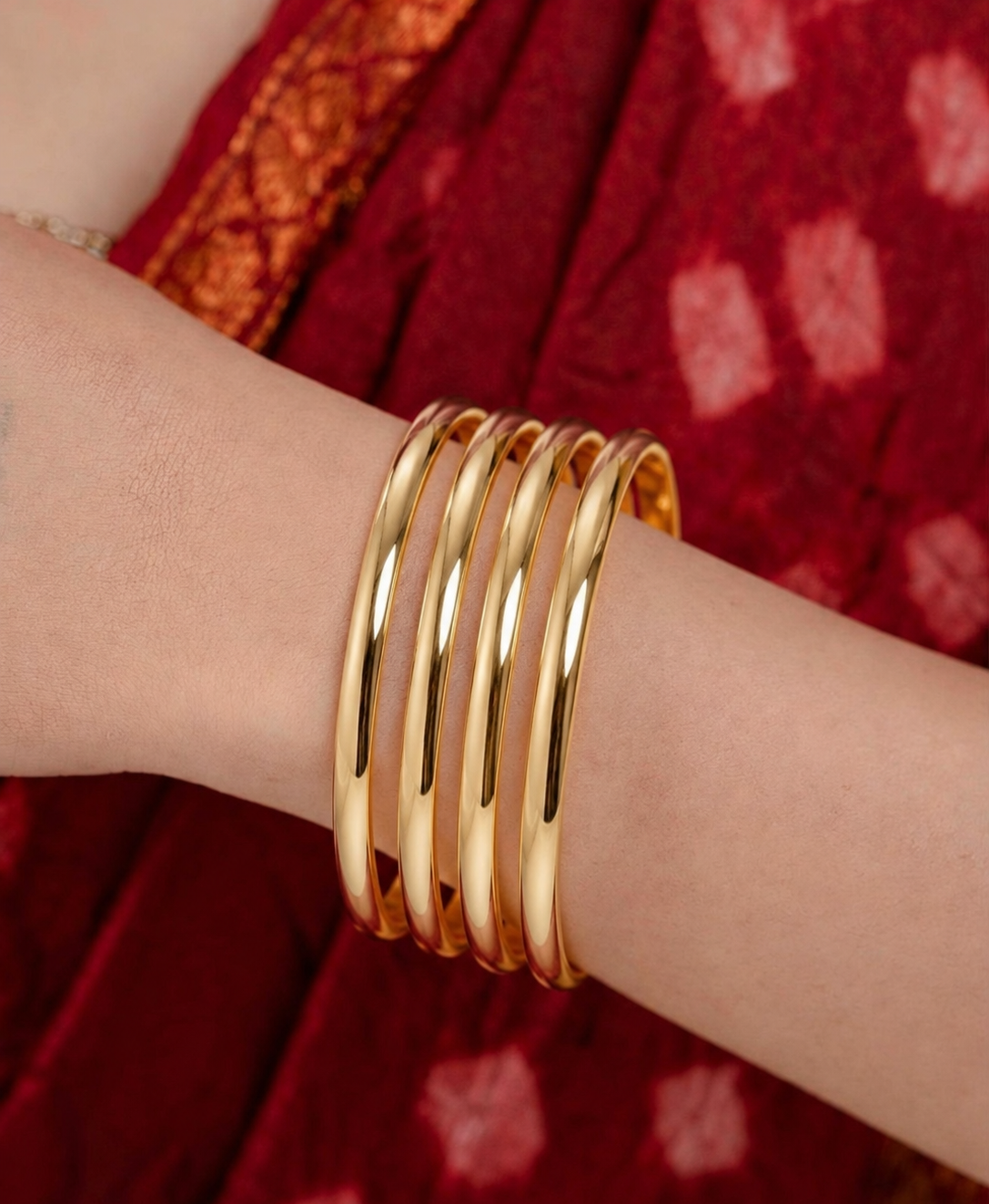 Golden Grace Bangles Set