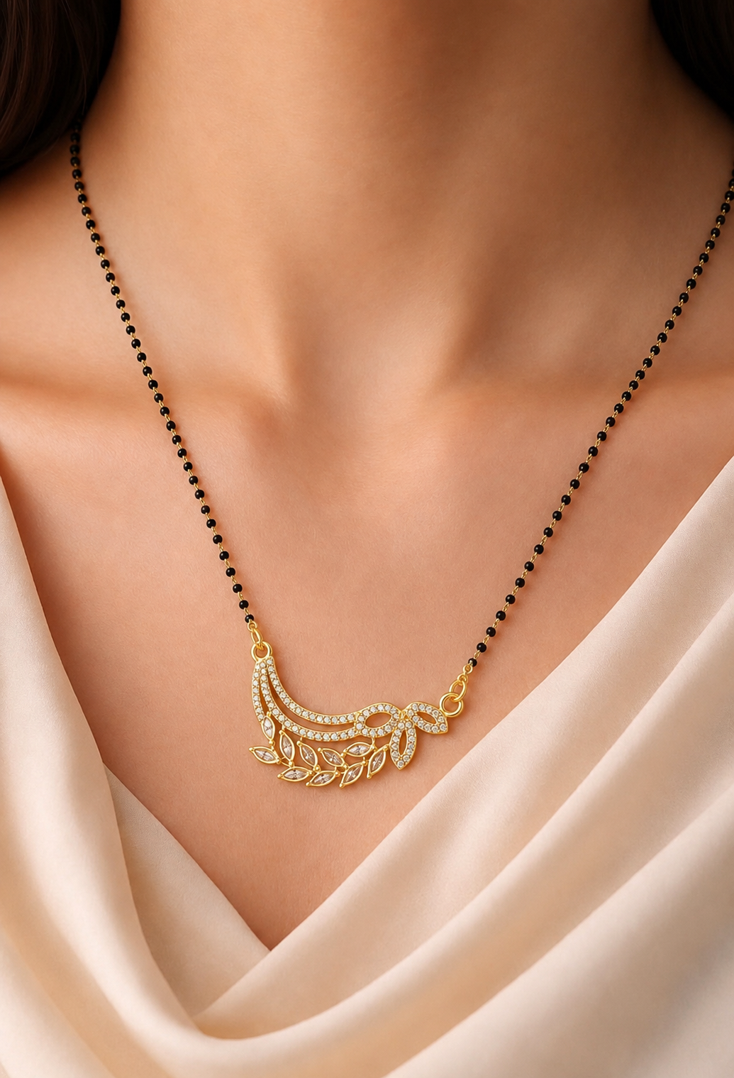Golden Leaf Mangalsutra
