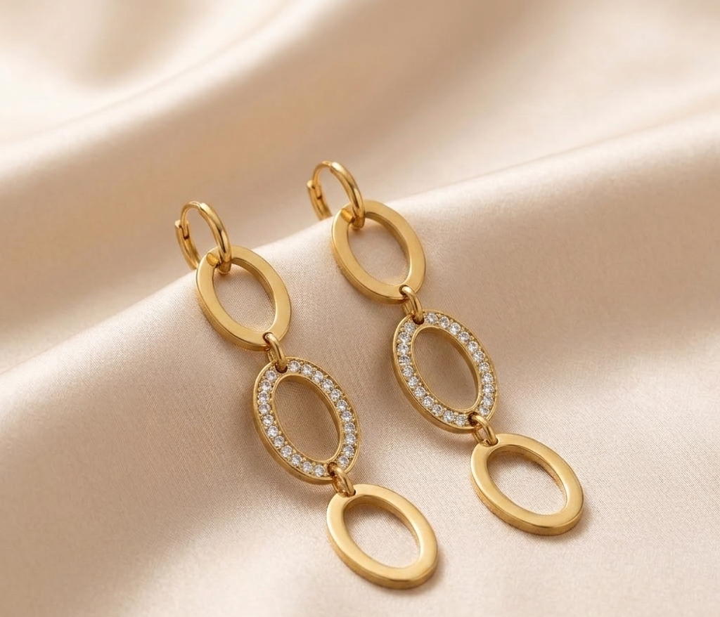 four rings earing