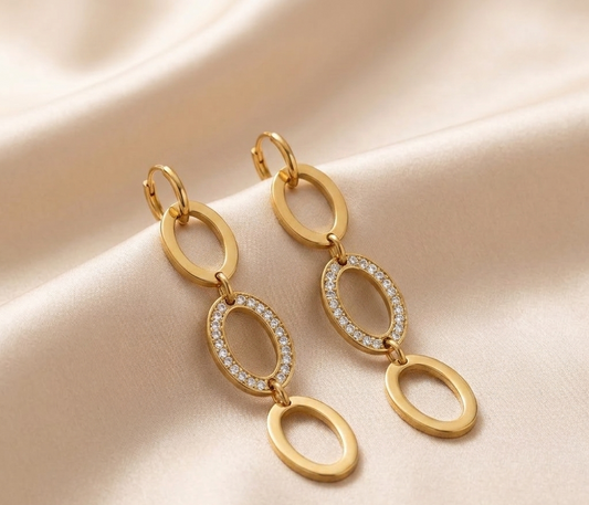 four rings earing